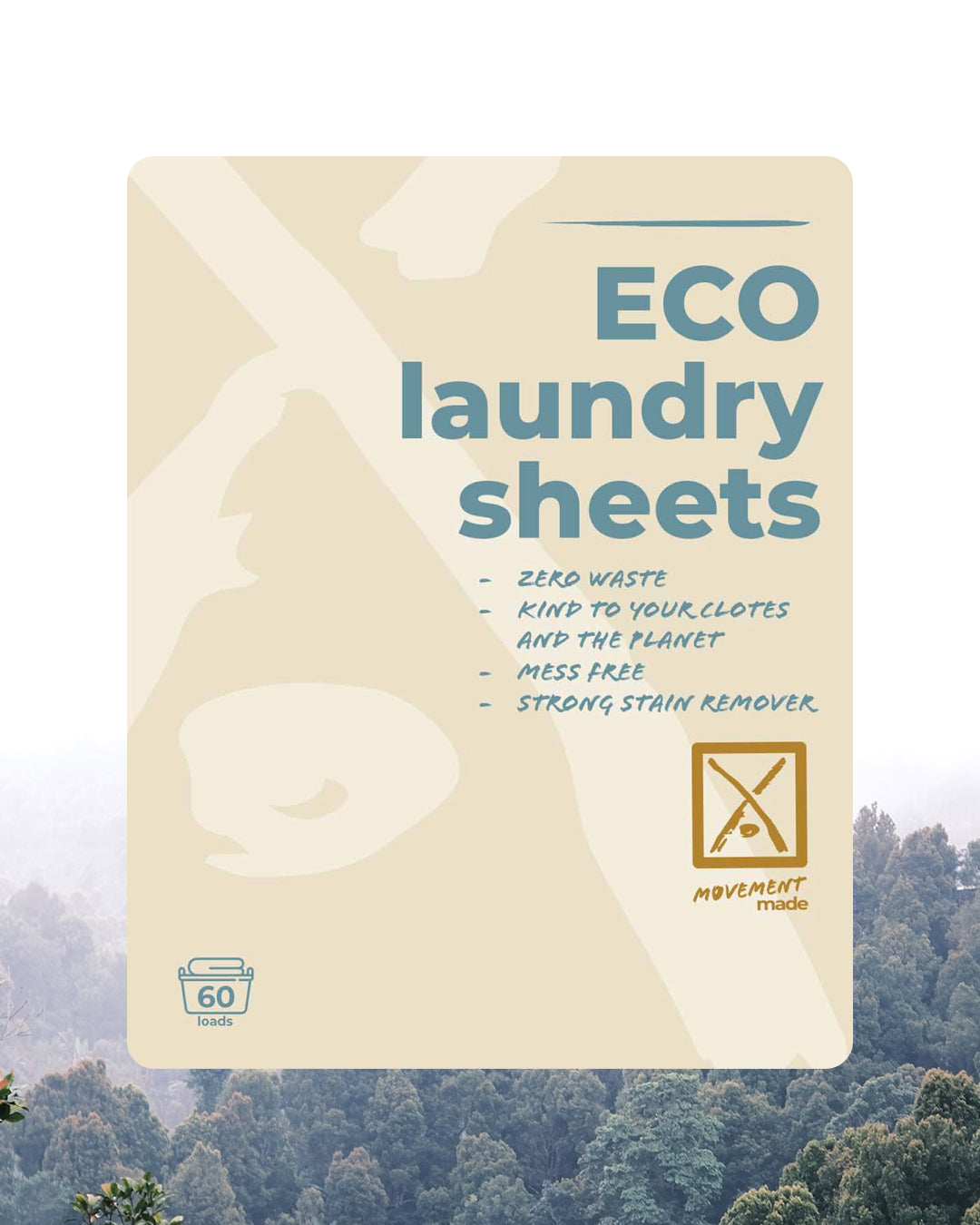 Eco Laundry Sheets - Sustainable washing - perfume free